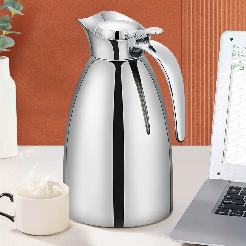 Hotel Used Coffee Pot Water Jug Can Be Put in The Dishwasher Double Wall Stainless Steel 304 Tea Pot Vacuum Flask