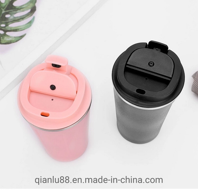 Modern Durable Double Wall 500ml Stainless Steel Cup Double Wall Vacuum Coffee Travel Mug with Lid