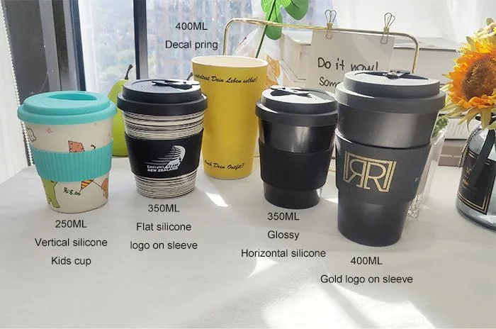 Aveco Reusable Biodegradable Bamboo Fiber Coffee Mug