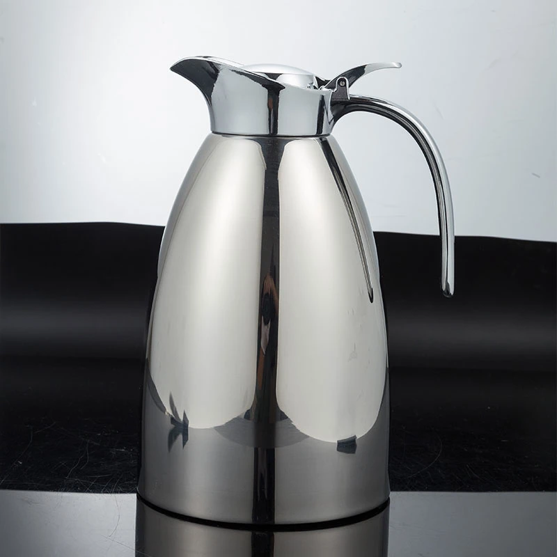 Hotel Used Coffee Pot Water Jug Can Be Put in The Dishwasher Double Wall Stainless Steel 304 Tea Pot Vacuum Flask