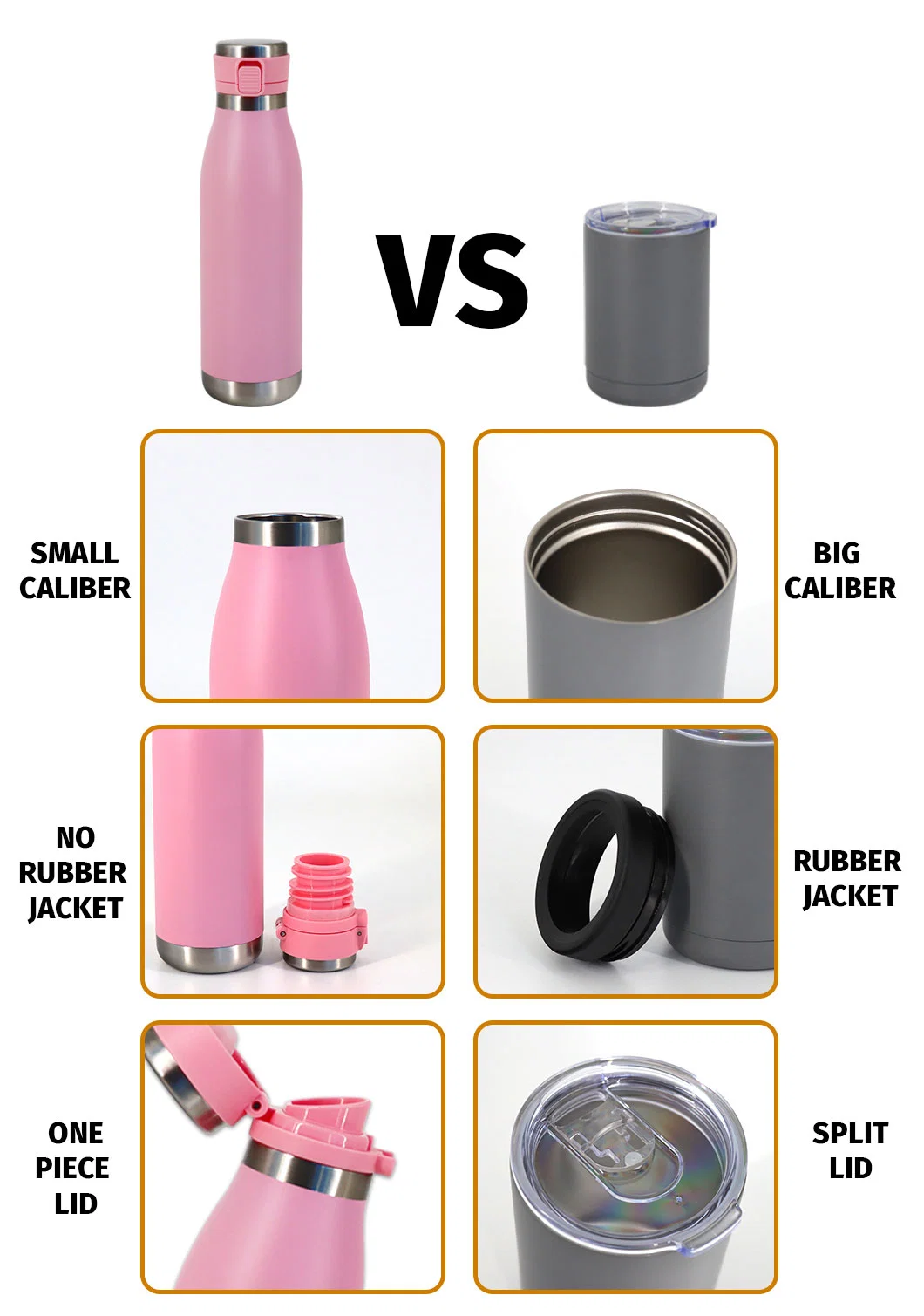600ml Custom Logo Gradient Color Double Wall Insulated Stainless Steel Vacuum Water Bottle