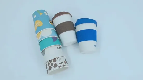 Environmentally Friendly Biodegradable PLA Material Bamboo Fiber Coffee Mug 