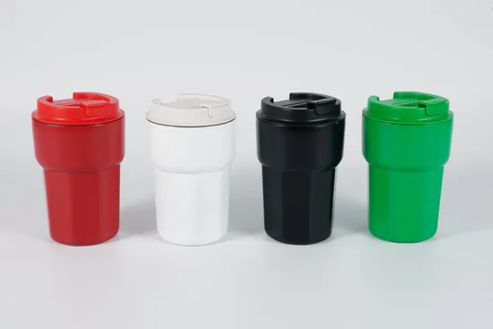 Powder Coating Car Travel Mug Double Walled Stainless Steel Tumbler Coffee Cups 
