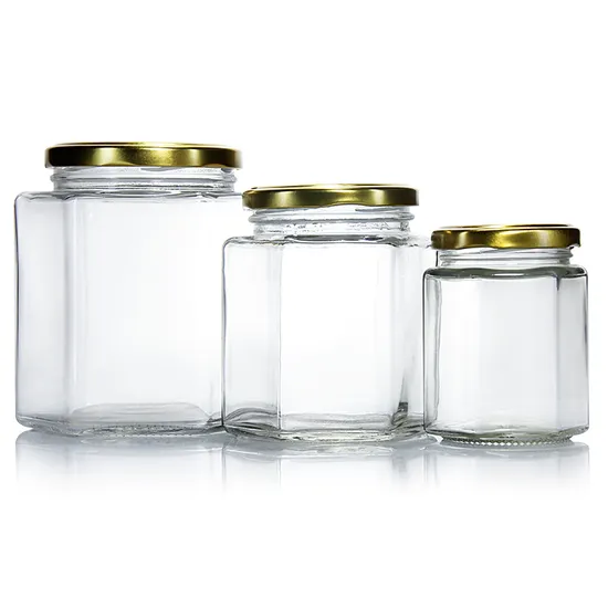 Wholesale 280 Ml 380 Ml Storage Jar Glass Jars with Lid 