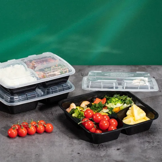 PP Disposable Food Storage Soup Disposable Food Storage Box Disposable Food Container Food Packaging Box 