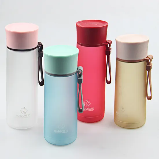 Wholesale Hot Selling 550ml Portable Square Plastic Water Bottle 