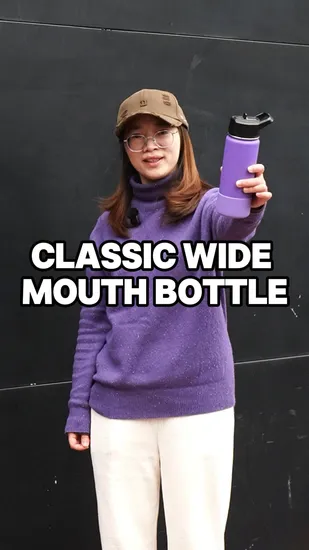 Double Wall Stainless Steel Thermal Insulated Vacuum Flask Metal Cup for Hiking Travel Outdoor Gym School Cycling Yoga 