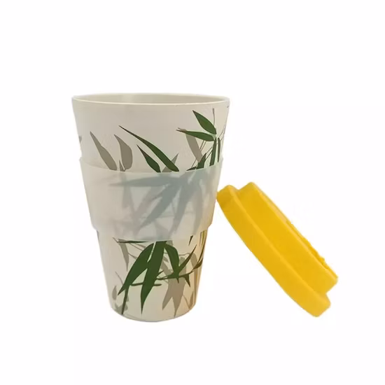 Aveco Reusable Biodegradable Bamboo Fiber Coffee Mug