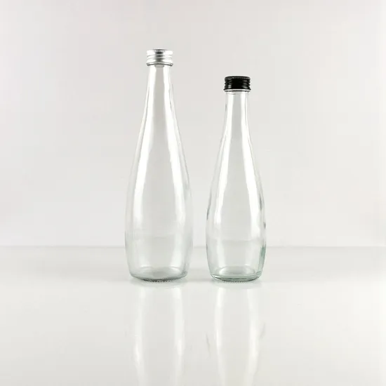 330ml 500ml 750ml Mineral Water Glass Beverage Bottle with Aluminum Lid 1L Water Bottle 