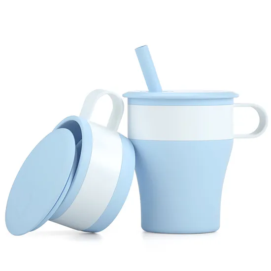 Eco Friendly Smart Silicone Magic Collapsible Cup Tazas Set Custom Logo Reusable Travel Coffee Mug 