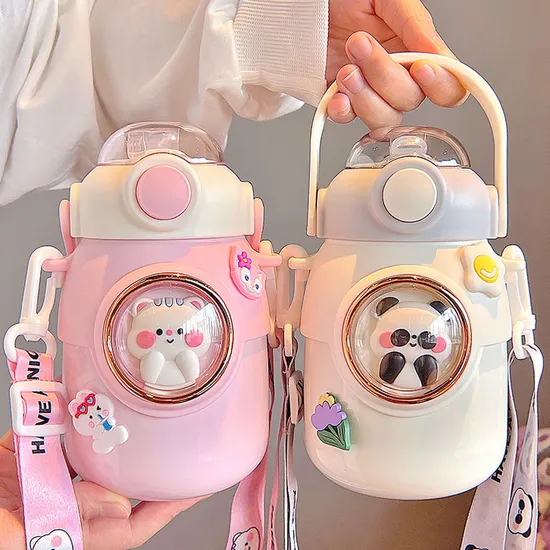 2024 New Babies Portable Hot Selling 700ml Cartoon Children Water Bottles 